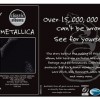 Metallica press advert (Eagle Rock Entertainment 2001)